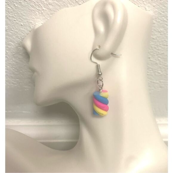 Taffy Candy Statement Earrings - Picture 1 of 3
